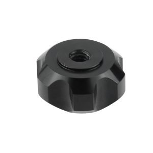 Circular plastic straight nut knob