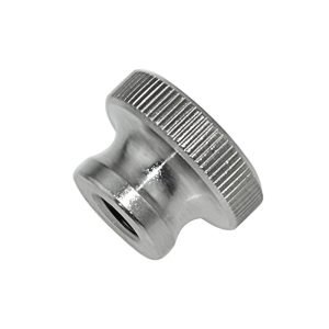 Stainless steel high head knurled nut