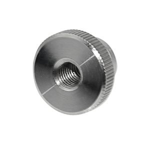 High step high head knurled nut