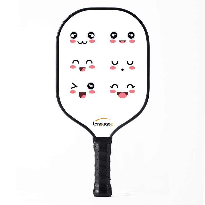 Emoticon Racket Pickleball racket-Emoticons - custom carbon fiber parts